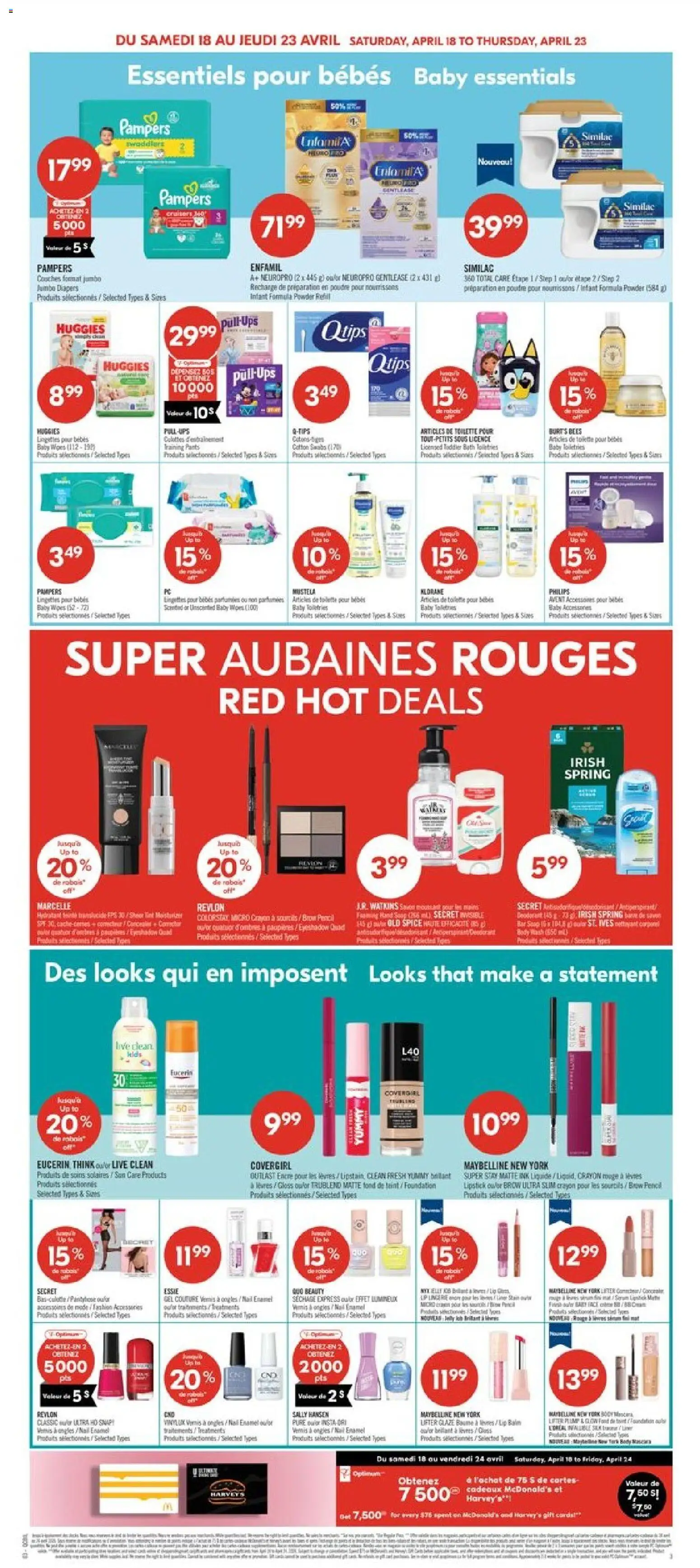 Pharmaprix weekly flyer / circulaire - page 8- valid from Apr 17, 2026