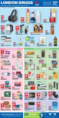 Preview London Drugs weekly flyer / circulaire valid from Jan 16, 2026