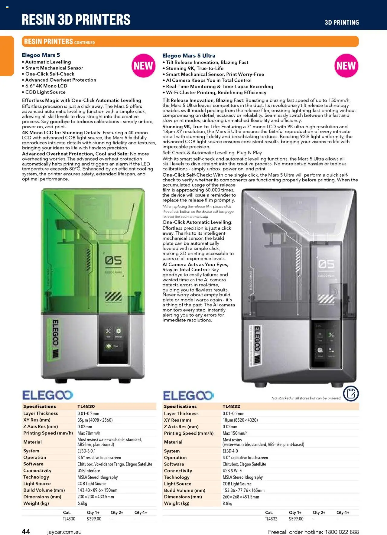 Jaycar Engineering & Scientific Catalogue 2025/2026  - page 44- valid from 09/07/2025