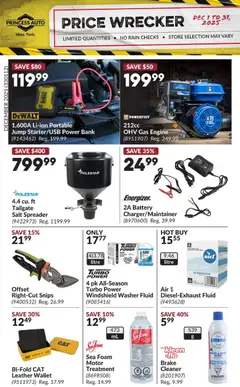 Preview Princess Auto - Price Wrecker valid from Dec 1, 2025