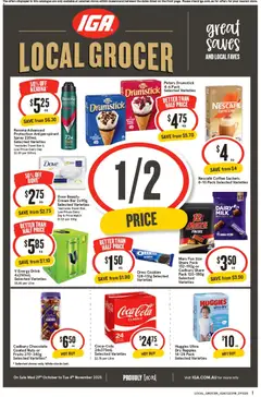 IGA catalogue preview - valid from 29/10/2025