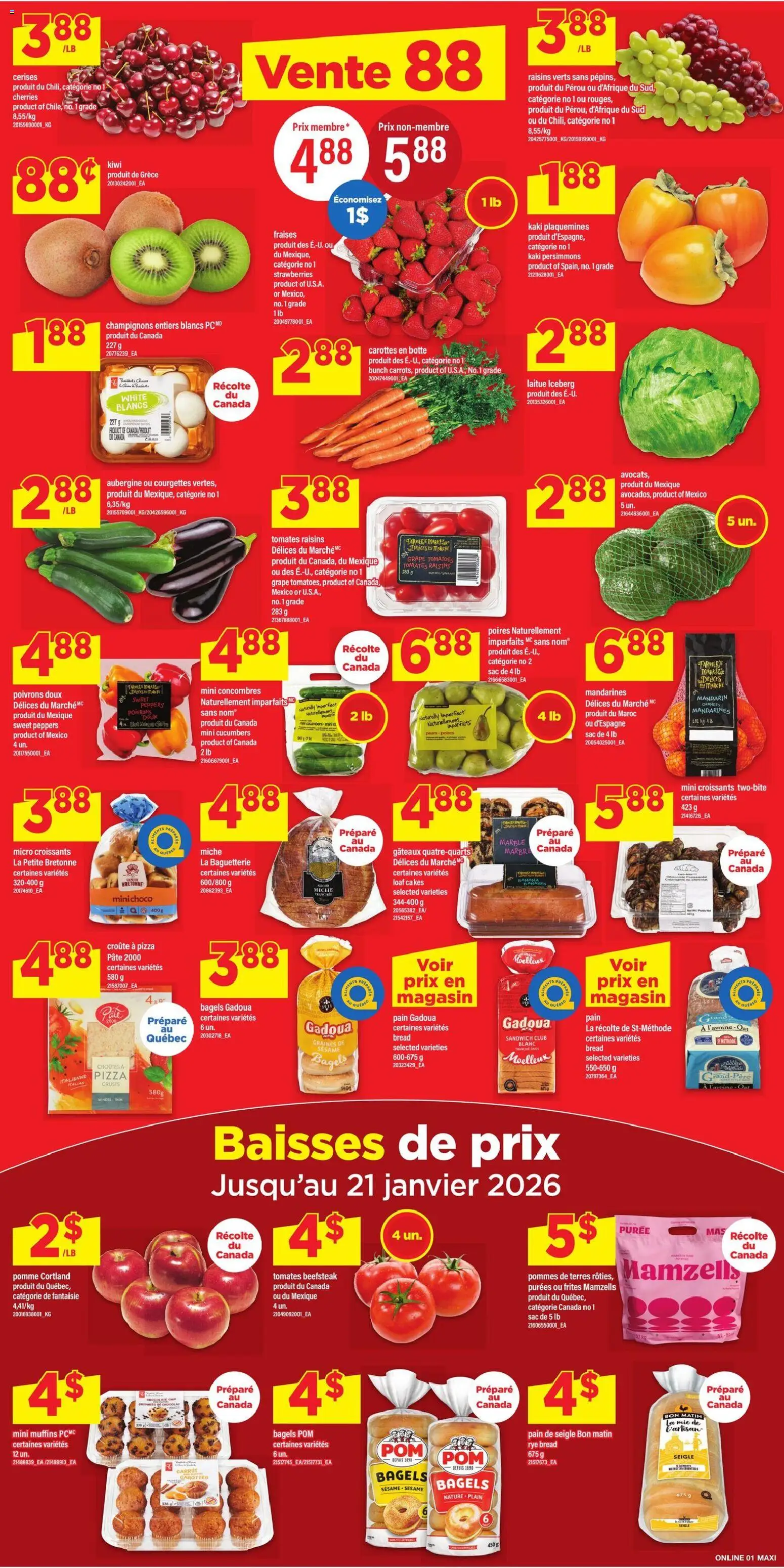 Maxi weekly flyer / circulaire - page 6- valid from Jan 15, 2026