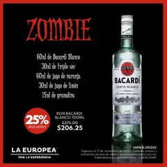 La Europea catálogo Conjura el terror con Bacardí válido desde 28/10/2025