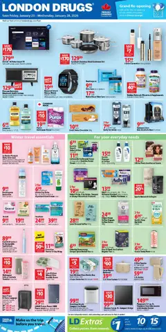 Preview London Drugs weekly flyer / circulaire valid from Jan 23, 2026