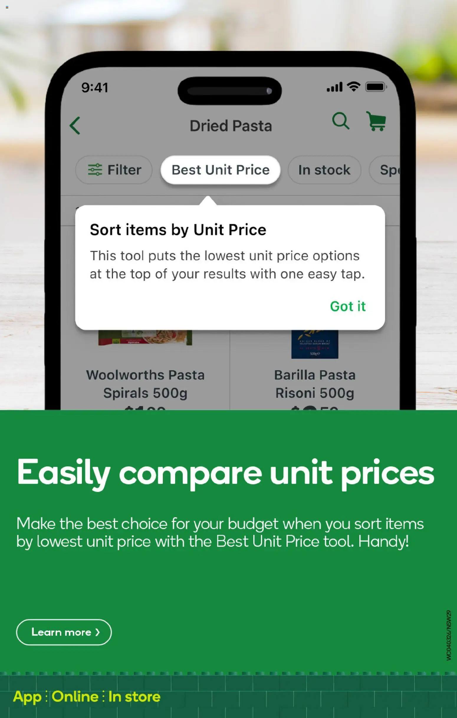 Woolworths catalogue  - page 29- valid from 04/03/2026