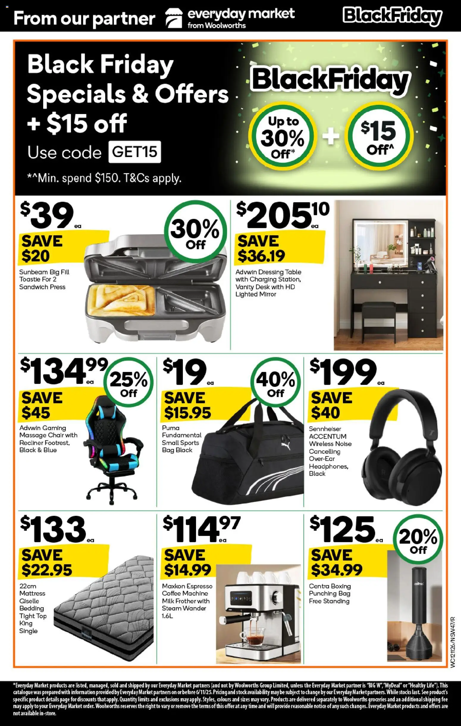 Woolworths Black Friday - page 47- valid from 12/11/2025