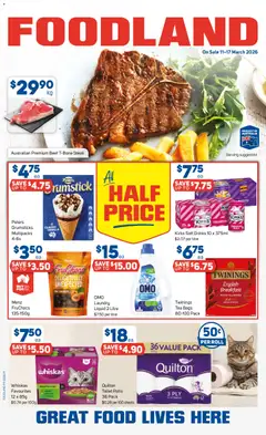 Foodland catalogue preview - valid from 11/03/2026