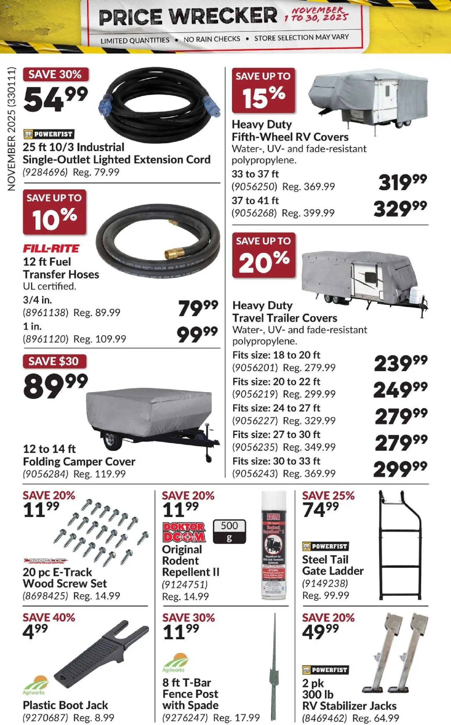 Princess Auto - Price Wrecker - page 21- valid from Nov 1, 2025