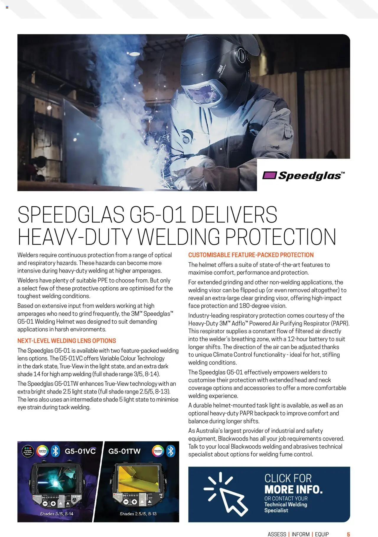 Black Woods Safety Spotlight Magazine - page 5- valid from 07/10/2025