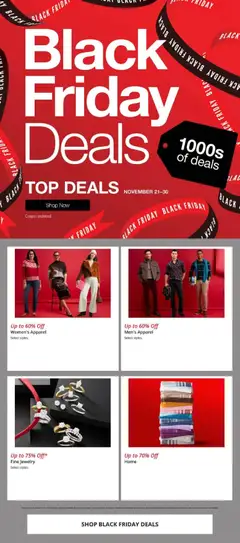 Preview JCPenney Black Friday Deals valid from 11/21/2025