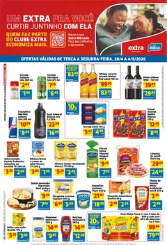 Pré-visualização Extra ofertas de Mercado Semanal válida a partir de 28/04/2026