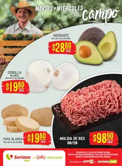 Soriana - Martes y Miércoles del Campo Híper: Ver, Tab, Chis, Camp, Yuc y Q. Roo válido desde 21/10/2025