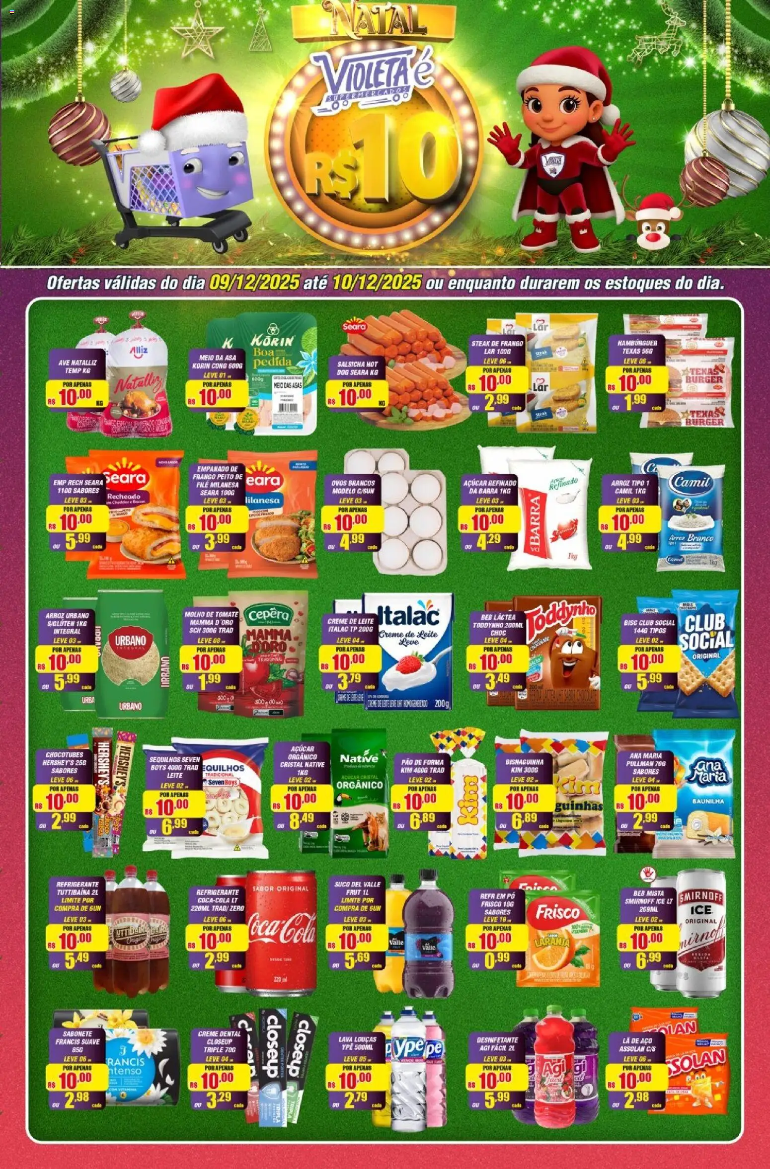 Violeta Supermercados - Ofertas da semana - página 1- válido a partir de 09/12/2025
