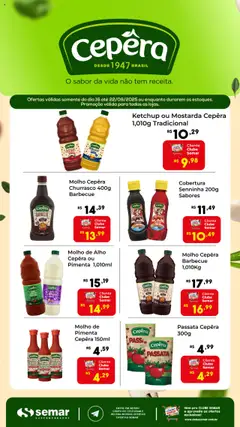 Pré-visualização Semar Supermercado - Ofertas Cepera válida a partir de 16/09/2025