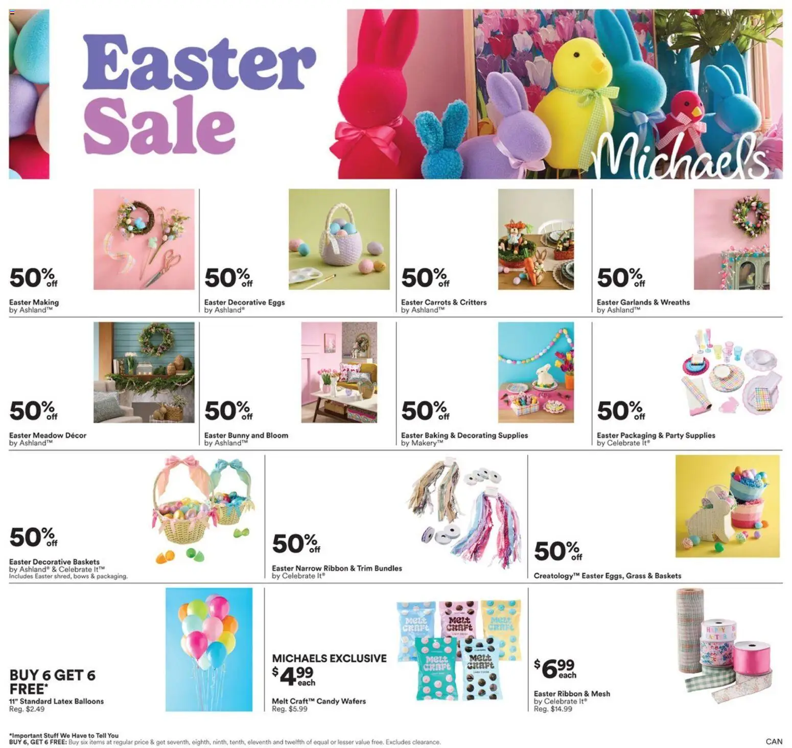 Michaels weekly flyer / circulaire - page 1- valid from Mar 20, 2026