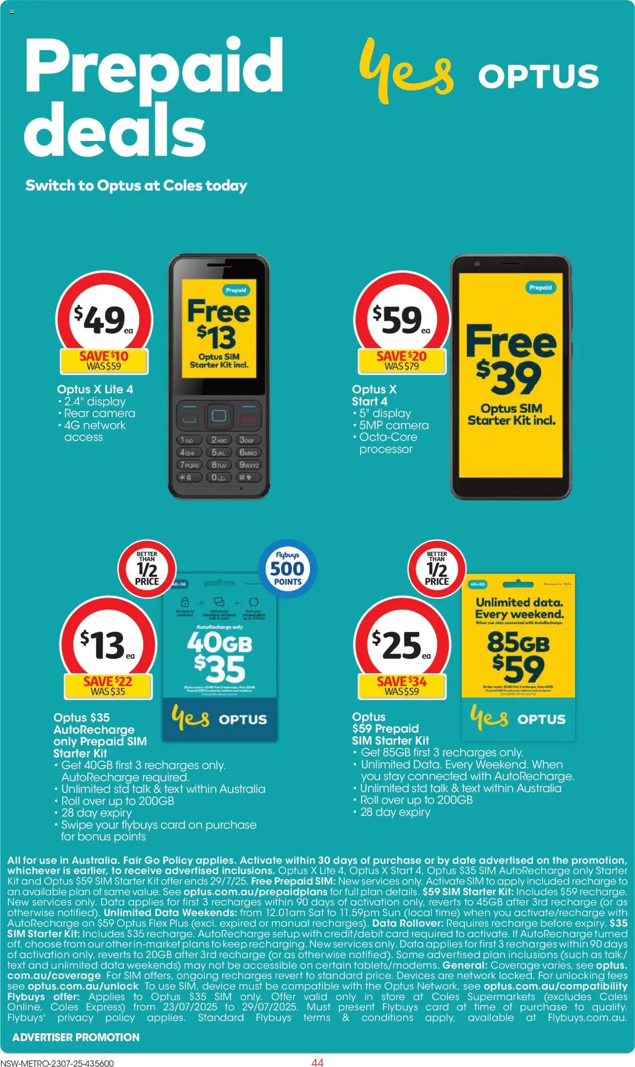 Coles Catalogue NSW - page 44- valid from 23/07/2025