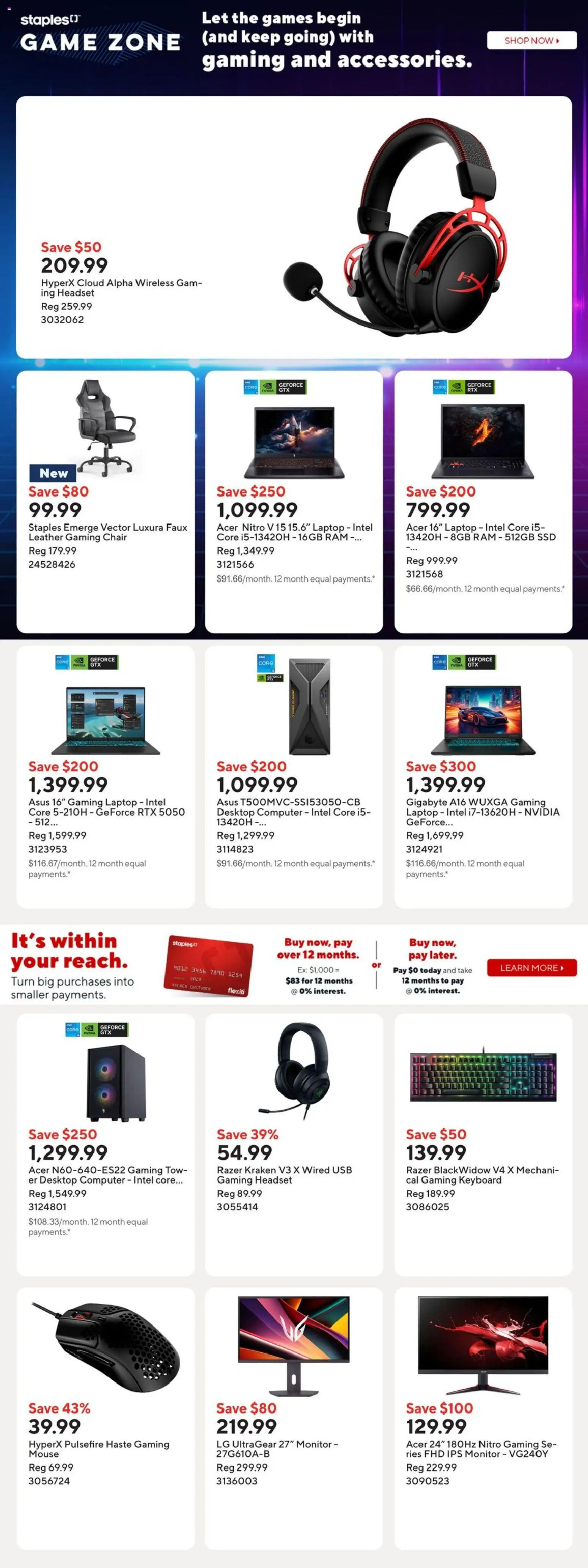 Staples weekly flyer / circulaire - page 7- valid from Jan 9, 2026