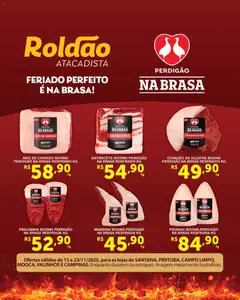 Pré-visualização Roldão - Ofertas Feriado Perfeito è na Brasa! válida a partir de 15/11/2025