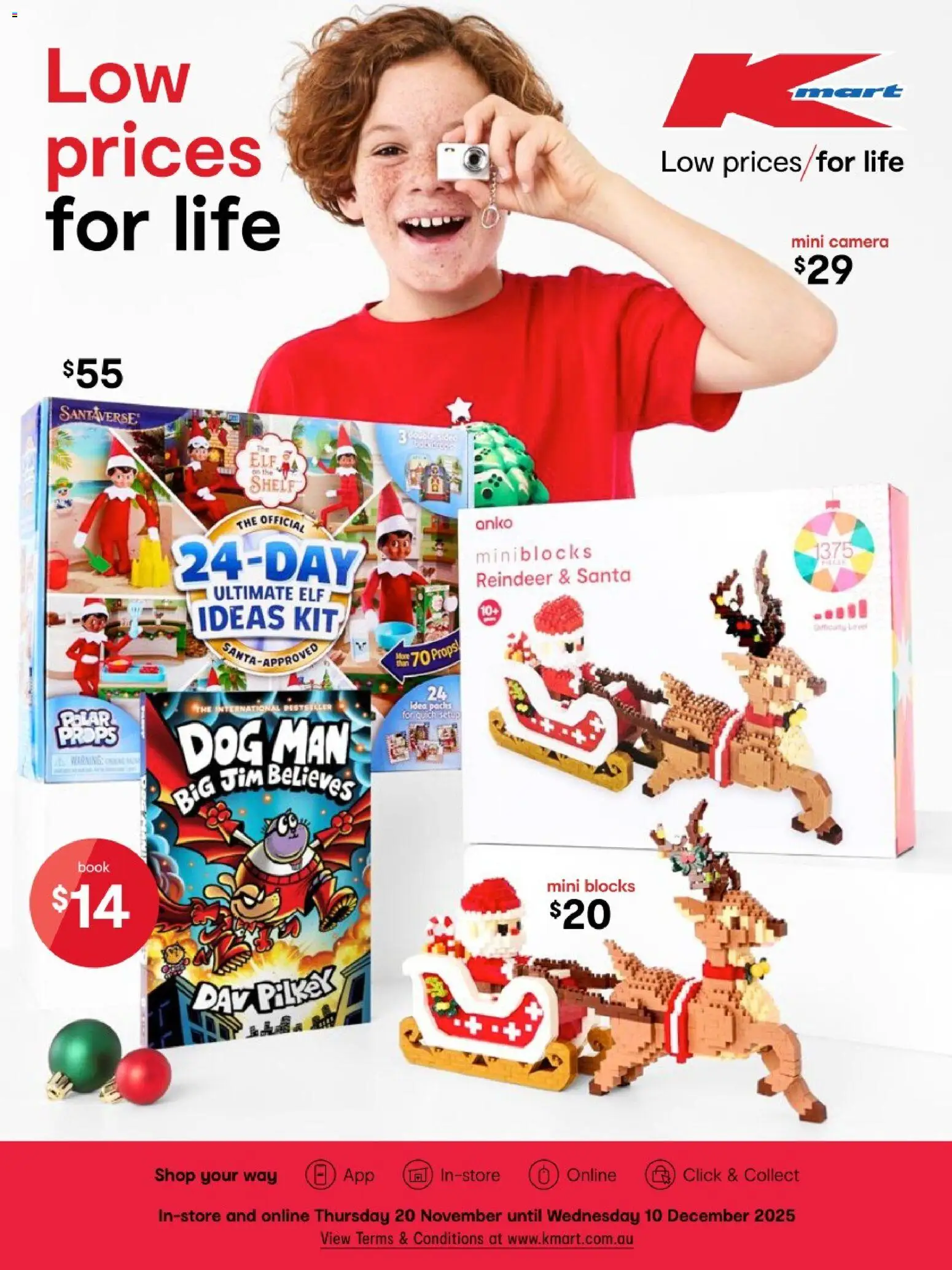 Kmart  Catalogue  - page 1- valid from 20/11/2025