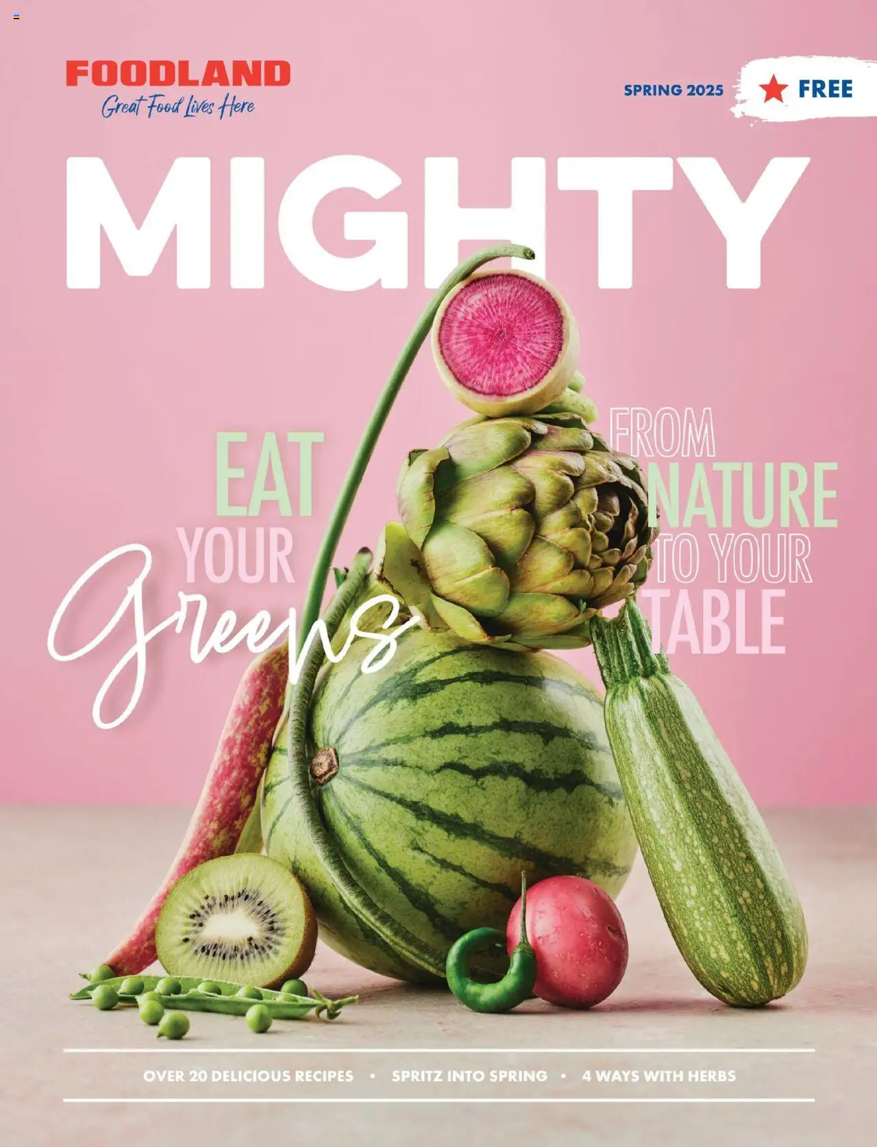 Foodland Mighty Magazine - Spring 2025 - page 1- valid from 01/09/2025