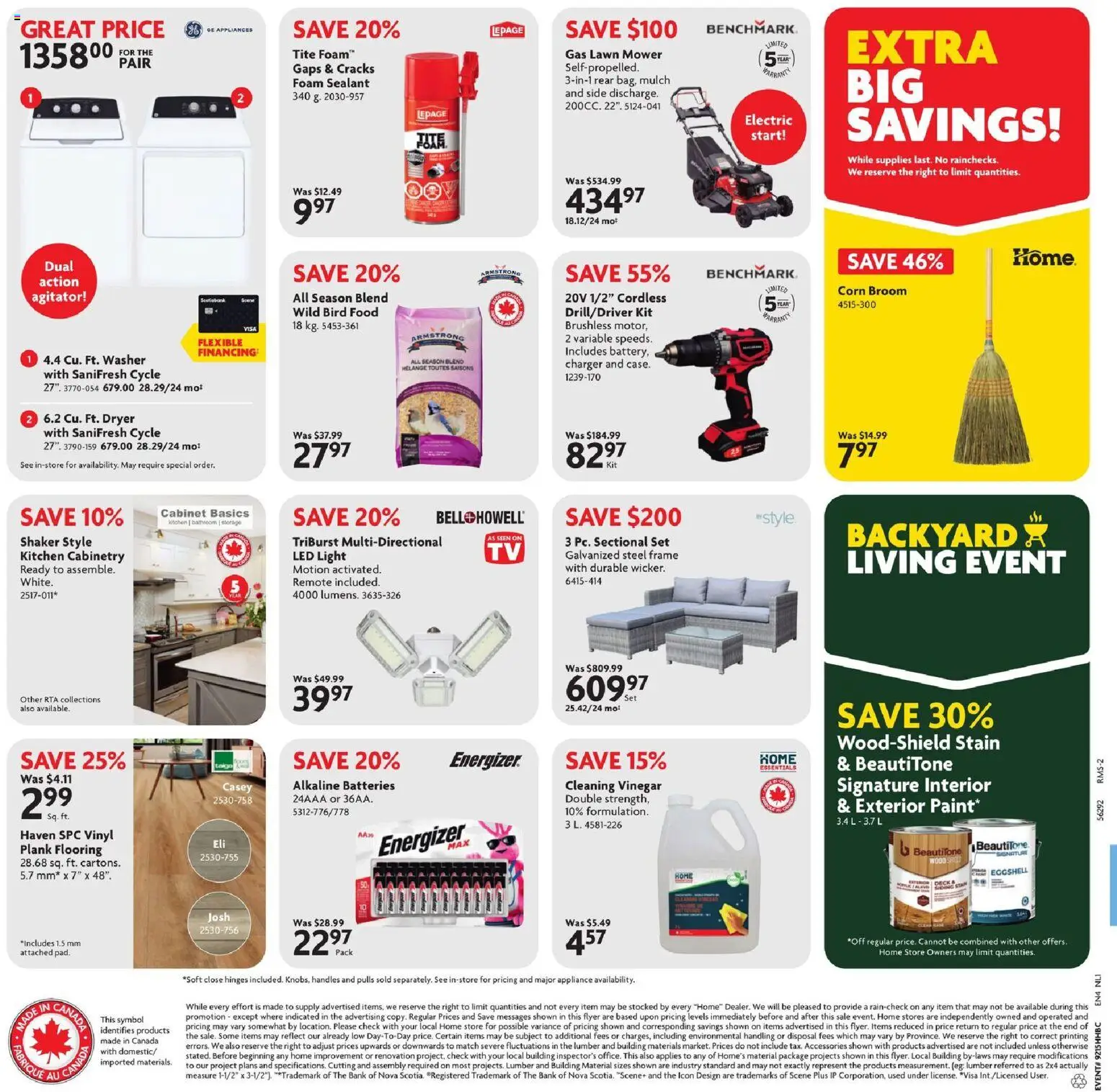Home Hardware weekly flyer / circulaire - page 2- valid from Apr 9, 2026