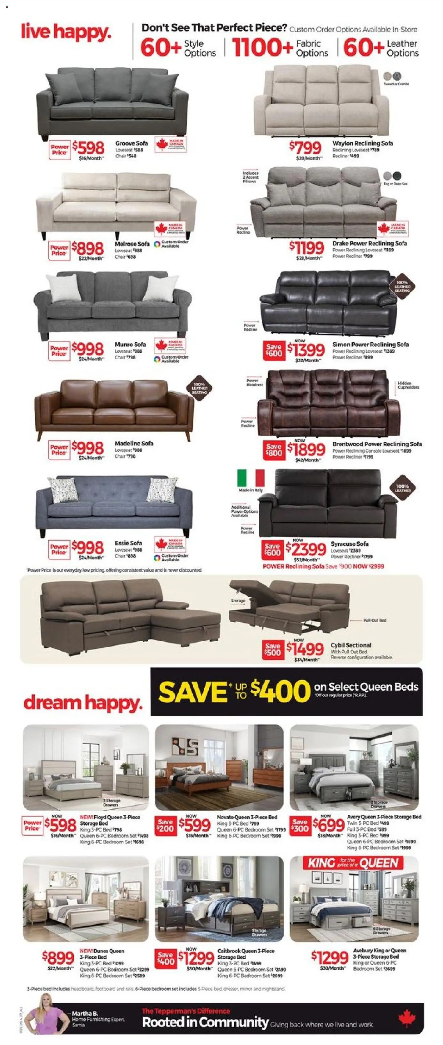 Tepperman's outlet - page 6- valid from Jan 8, 2026