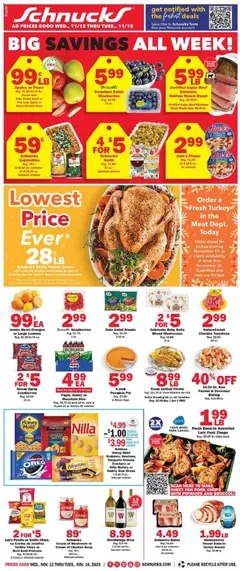 Preview Schnucks Weekly Ad valid from 11/12/2025