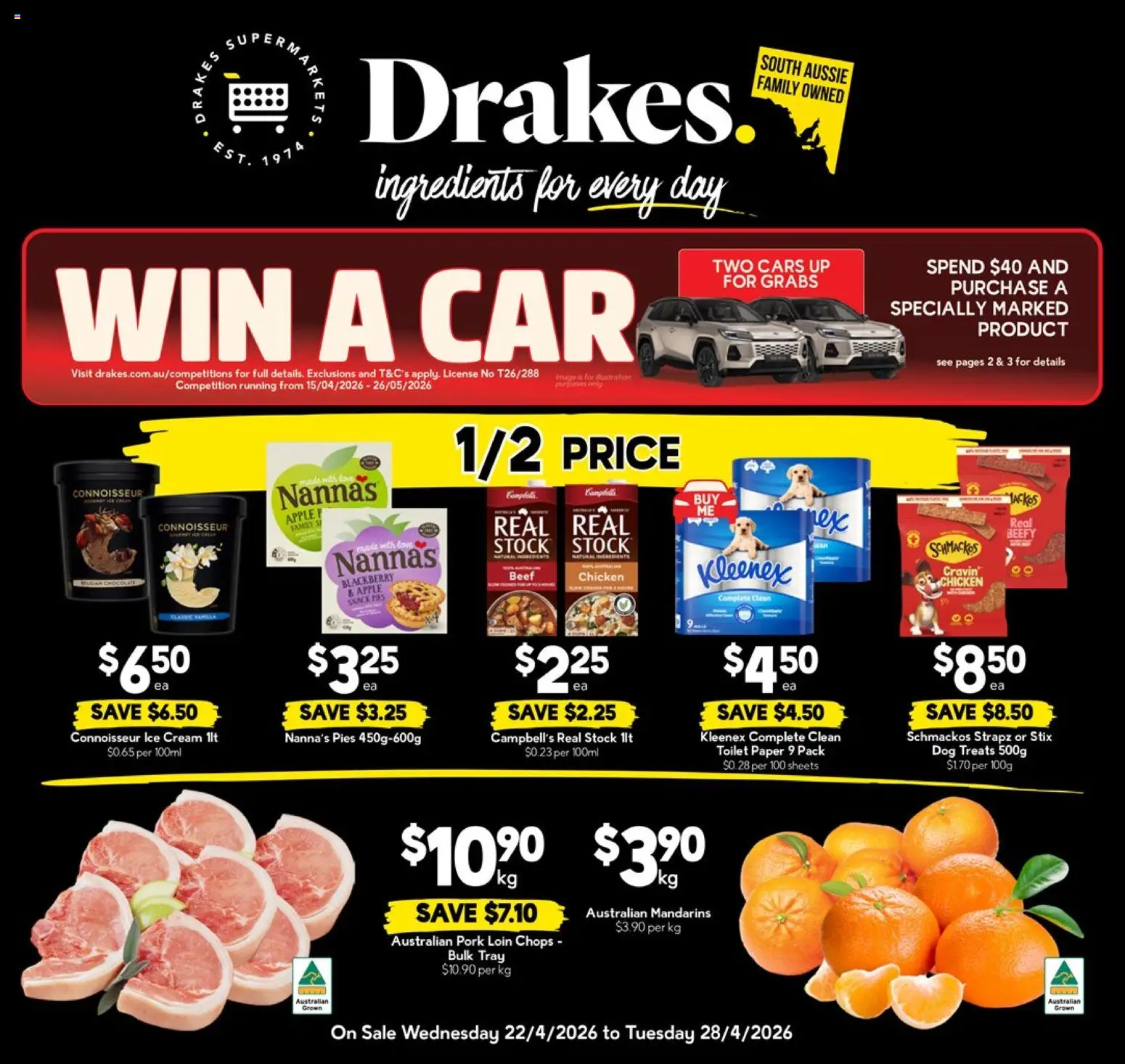 Drakes catalogue  - page 1- valid from 22/04/2026
