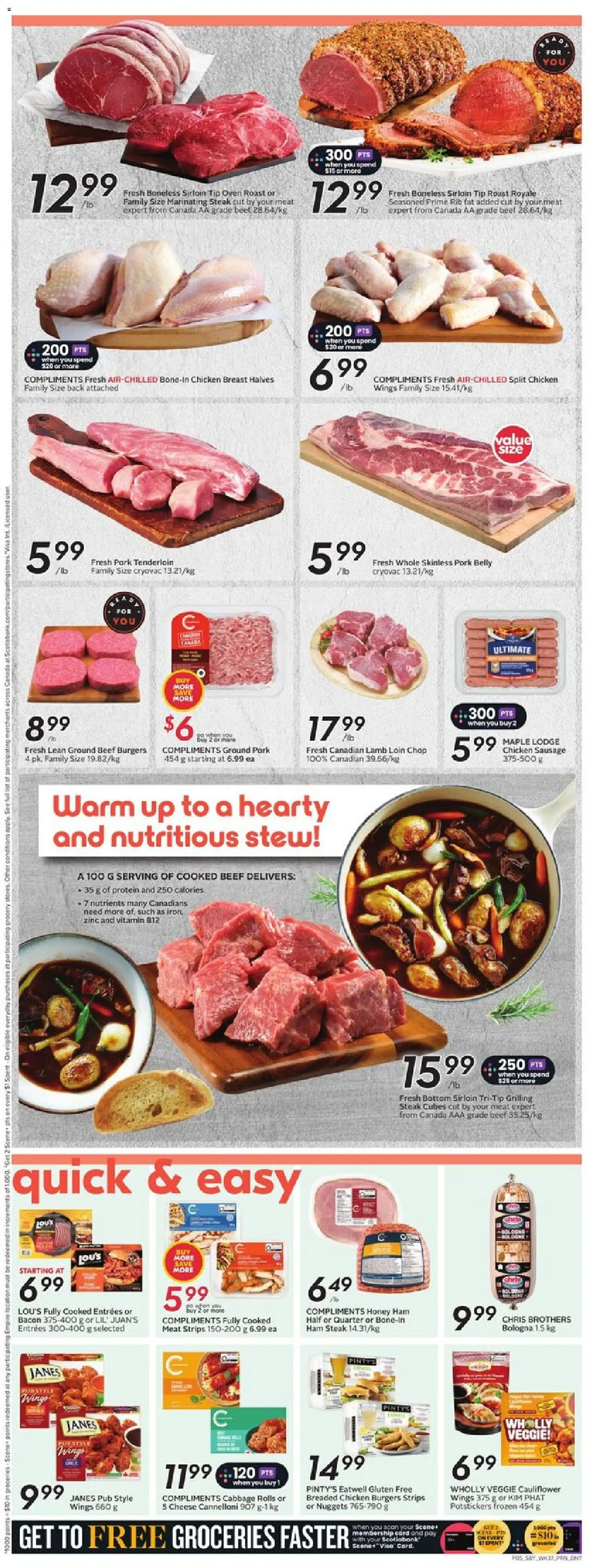 Sobeys weekly flyer / circulaire - page 8- valid from Jan 8, 2026