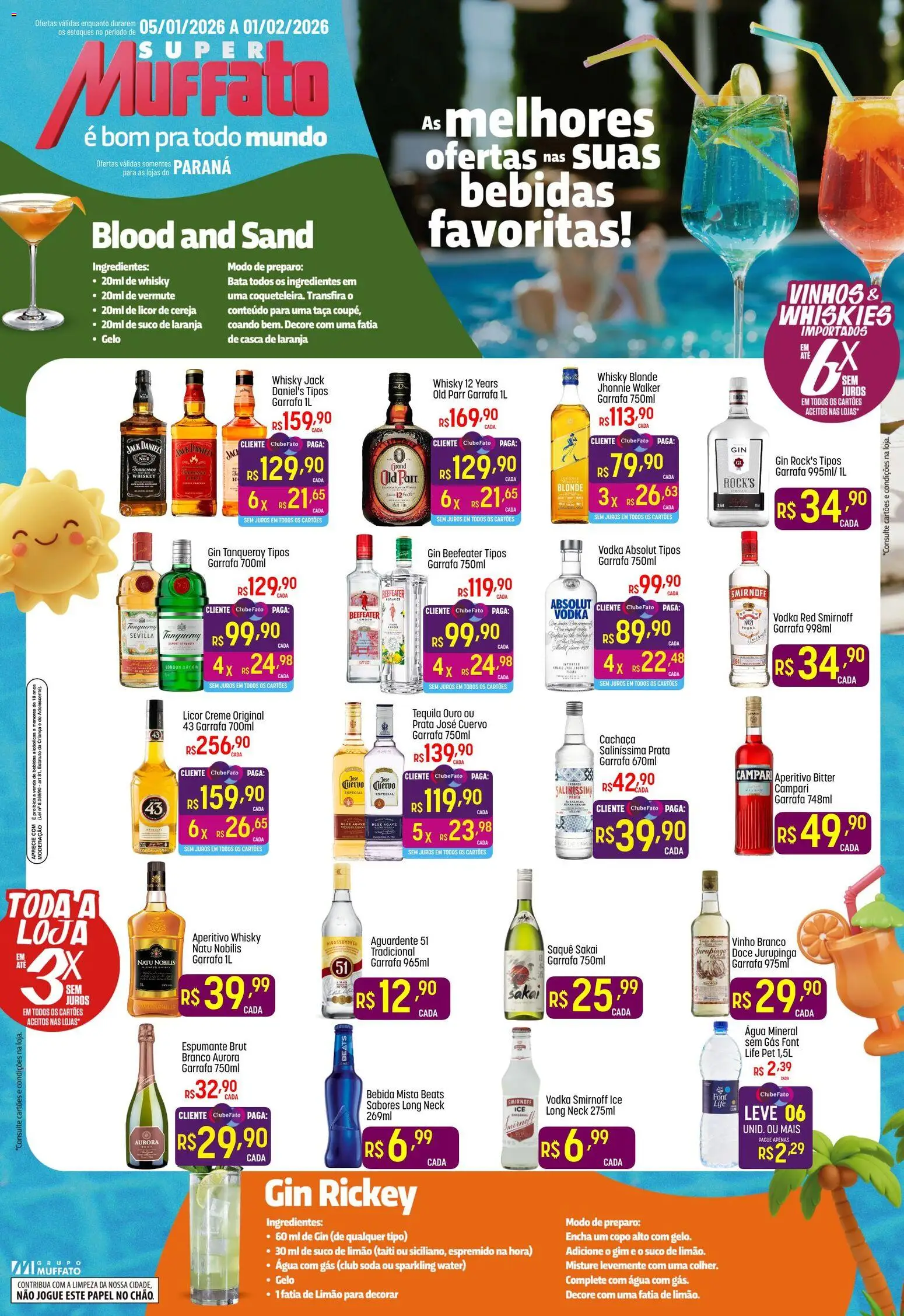 Super Muffato - Ofertas Especial de Drinks - página 1- válido a partir de 05/01/2026
