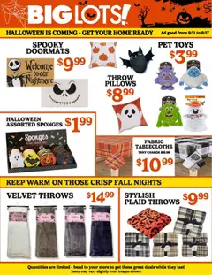 Preview Big Lots Weekly Ad valid from 09/11/2025