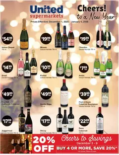 Preview United Supermarkets Wine & Spirits Flyer valid from 12/01/2025