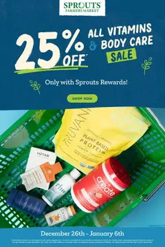 Preview Sprouts Weekly Ad valid from 12/26/2025