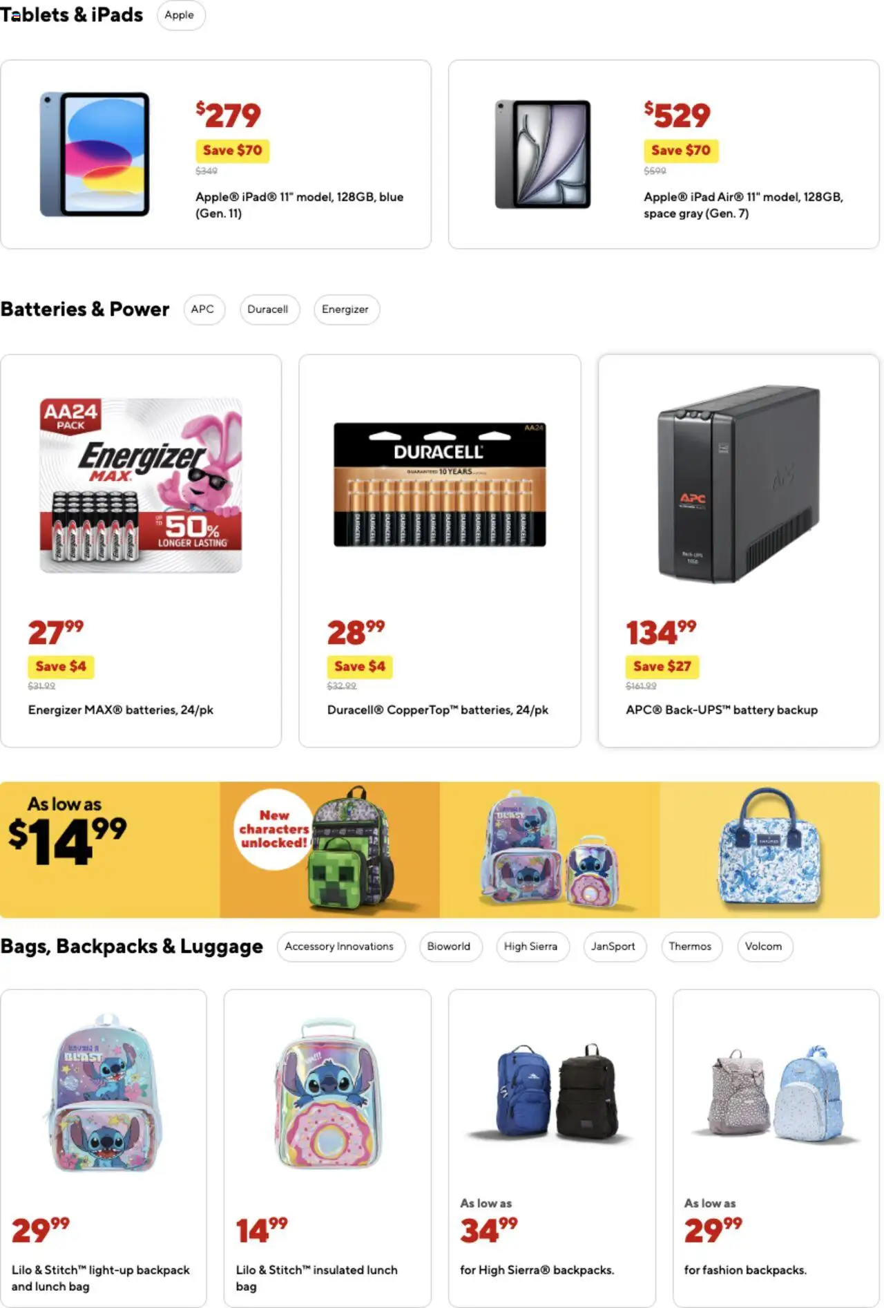 Staples Weekly Ad - page 11- valid from 07/13/2025