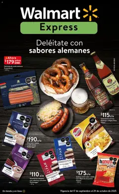 Walmart Express - Folleto Sabores alemanes válido desde 17/09/2025
