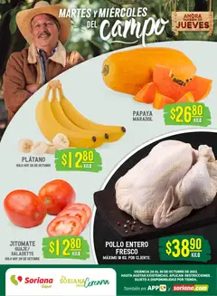 Soriana - Martes y Miércoles del Campo Súper: Chih, Delicias, Dur y Coah (excepto Saltillo) válido desde 28/10/2025