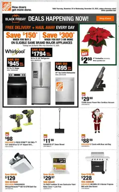 Preview Home Depot - Black Friday  valid from Nov 20, 2025