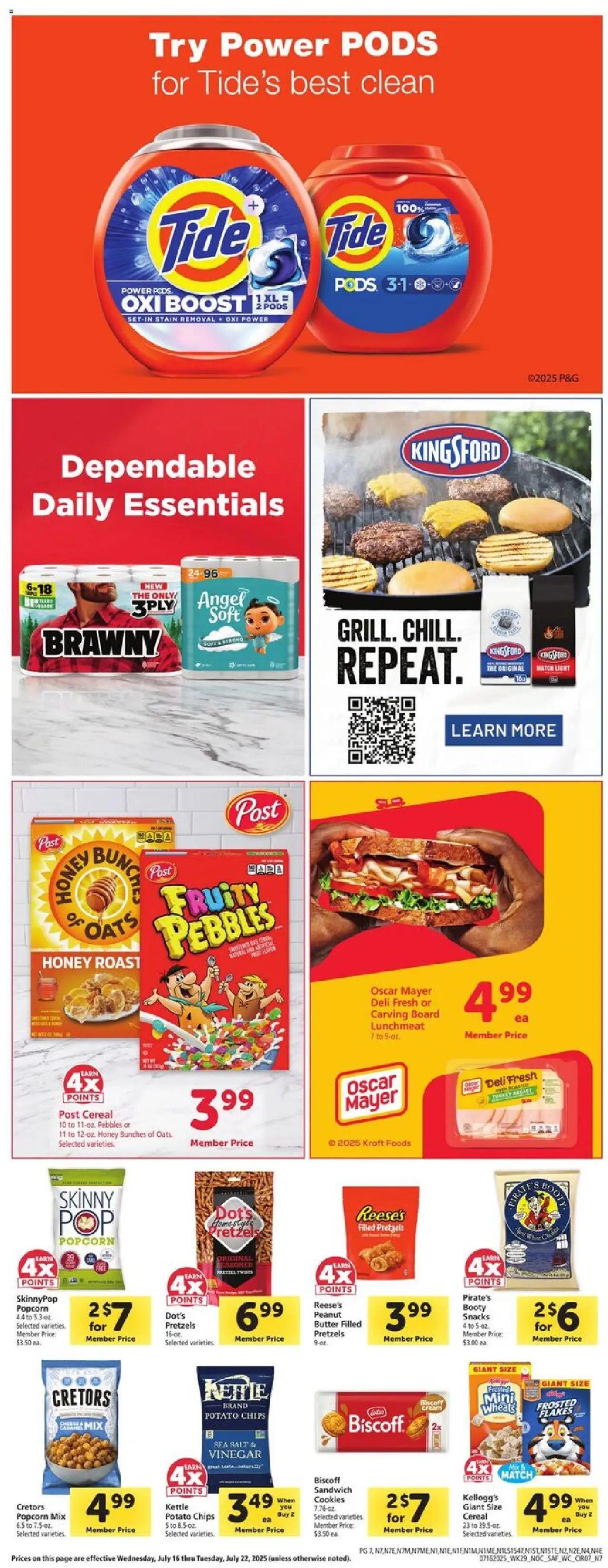 Safeway Weekly Ad - CA - page 7- valid from 07/16/2025