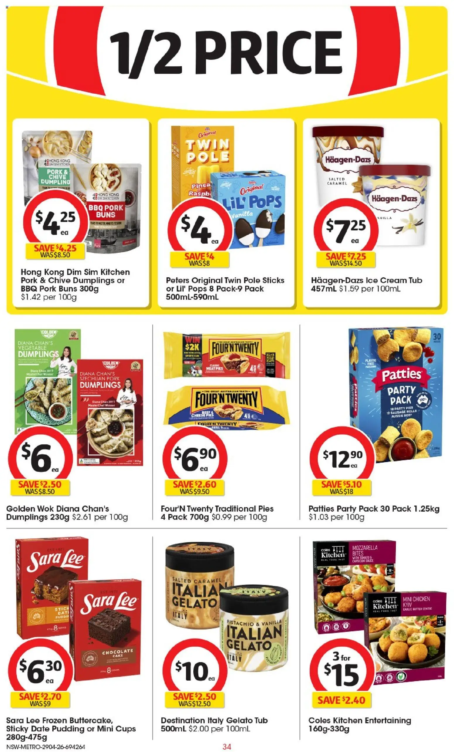 Coles catalogue  - page 34- valid from 29/04/2026