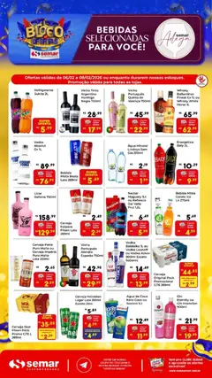 Pré-visualização Semar Supermercado - Ofertas Adega  válida a partir de 06/02/2026