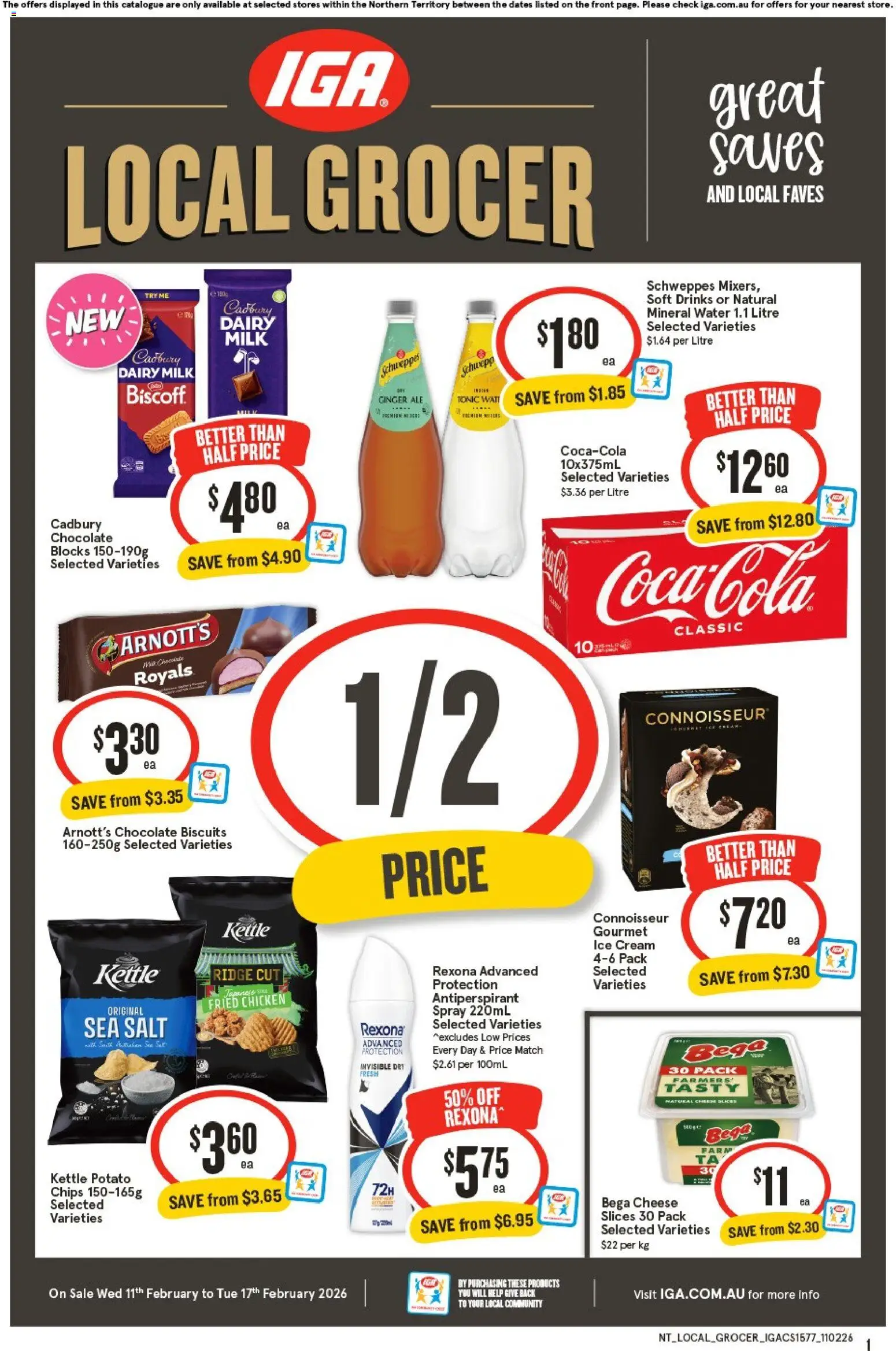 IGA Local Grocer NT - page 1- valid from 11/02/2026