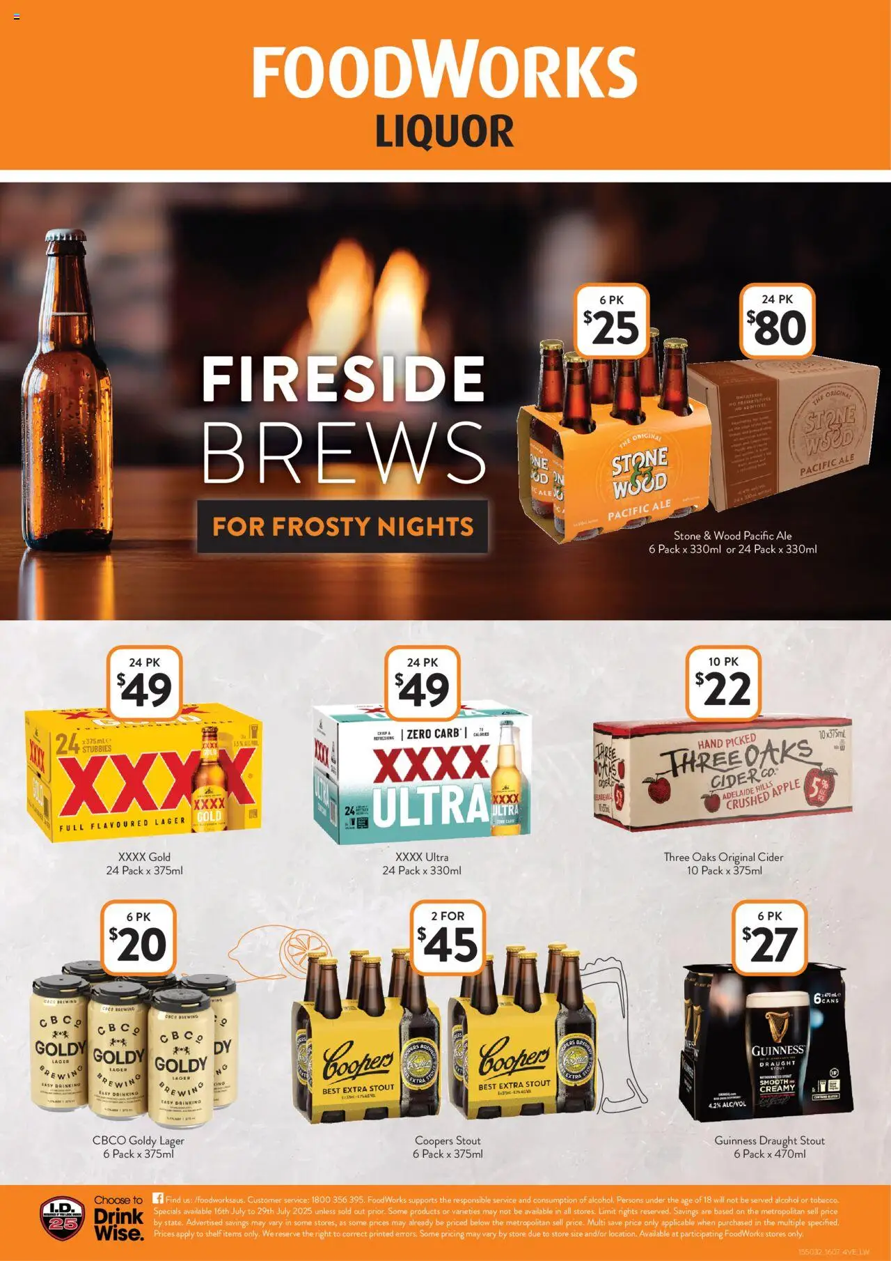 Foodworks Liquor VIC  - page 4- valid from 16/07/2025