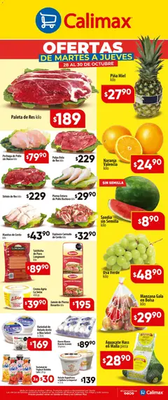 Calimax folleto Ofertas de Martes a Jueves válido desde 28/10/2025