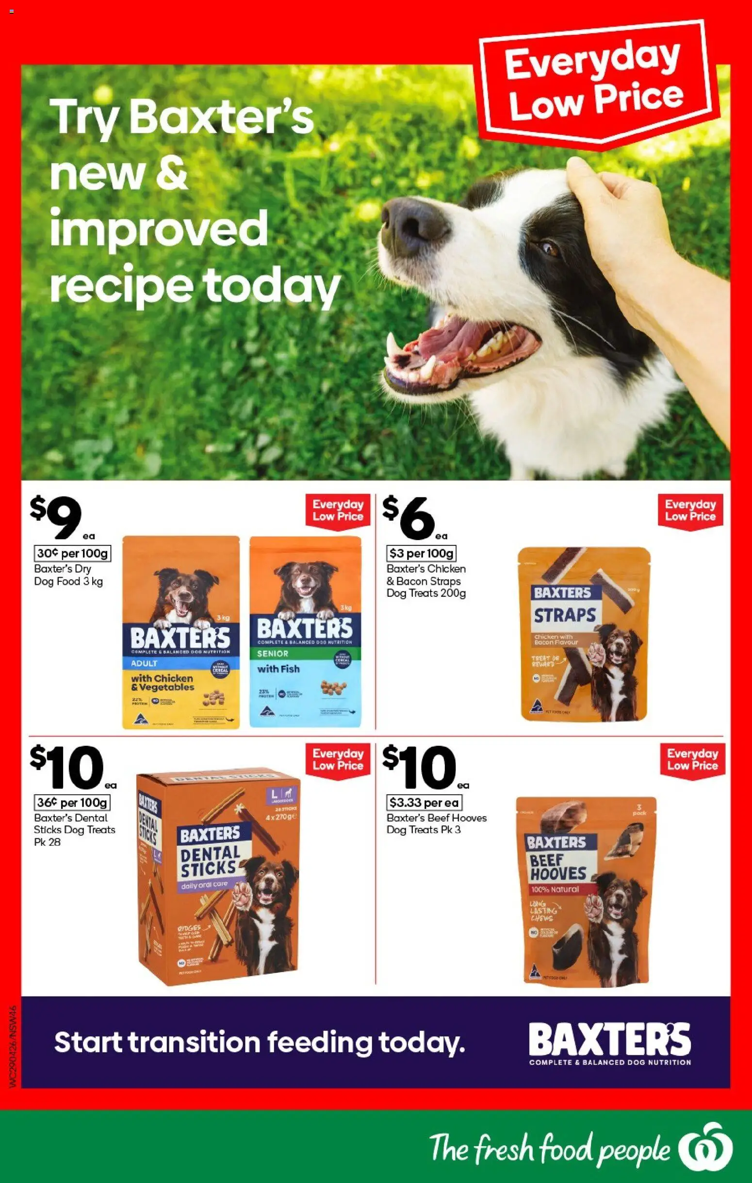 Woolworths catalogue  - page 46- valid from 29/04/2026