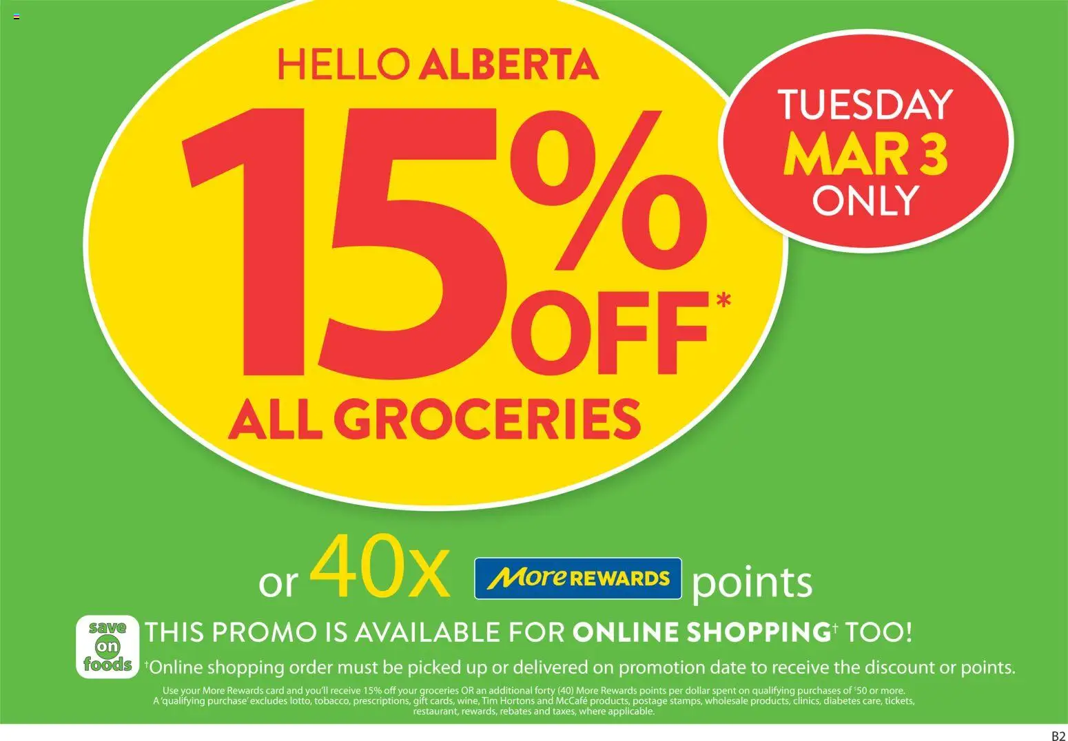 Save on foods weekly flyer / circulaire - page 1- valid from Feb 26, 2026