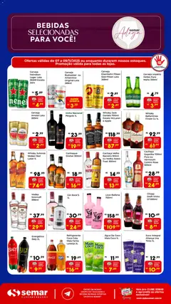 Pré-visualização Semar Supermercado - Ofertas Adega válida a partir de 07/11/2025