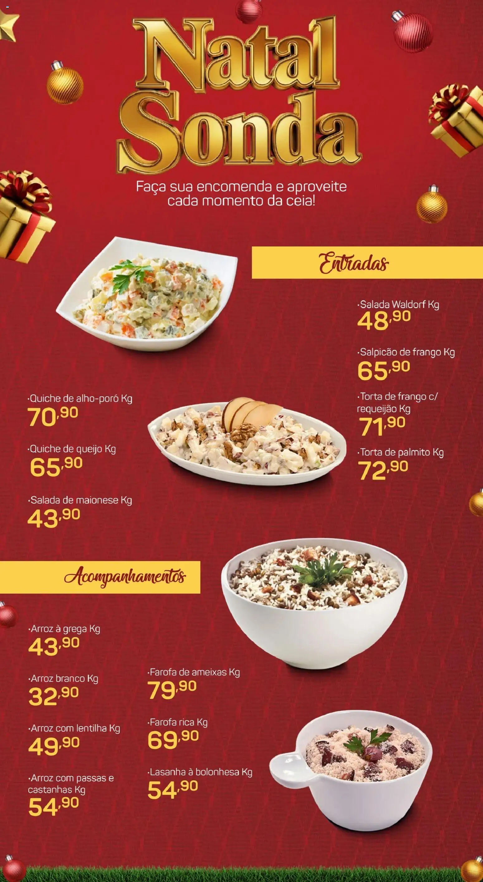 Sonda - Ofertas Cardapio  - página 1- válido a partir de 09/12/2025
