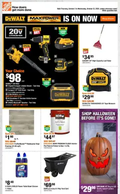 Preview Home Depot weekly flyer / circulaire valid from Oct 2, 2025