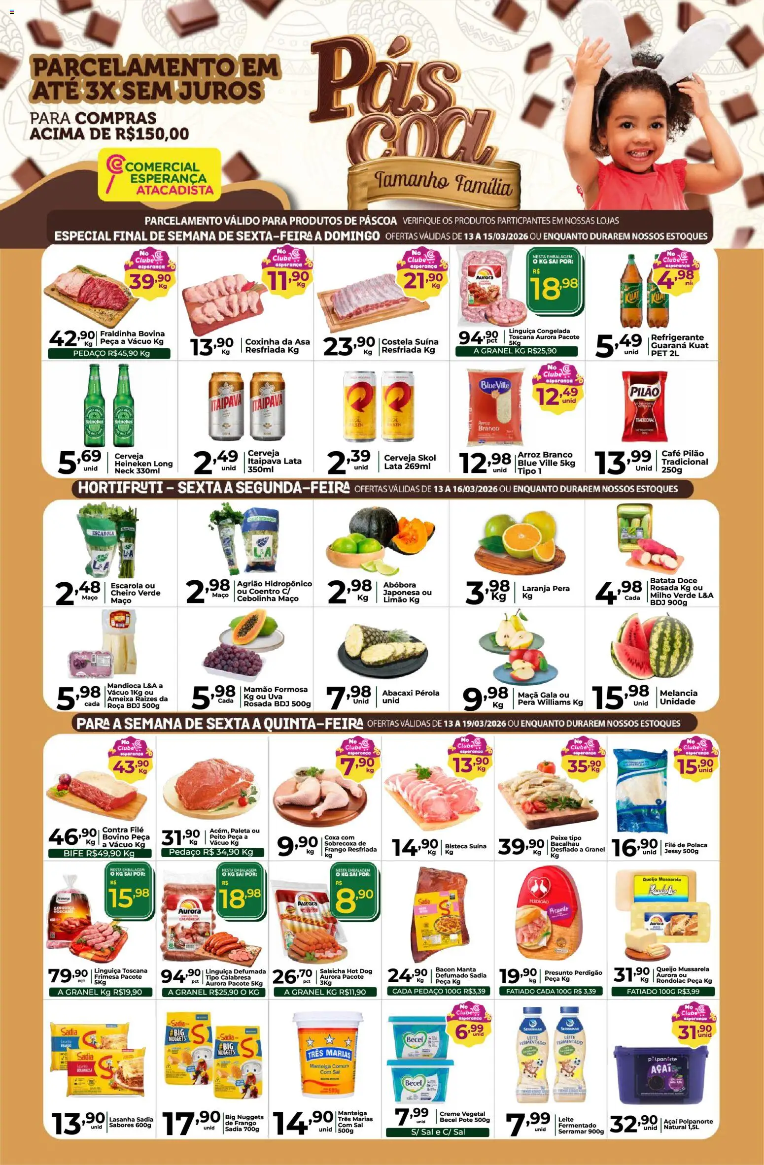 Comercial Esperança - Ofertas da semana - página 1- válido a partir de 13/03/2026
