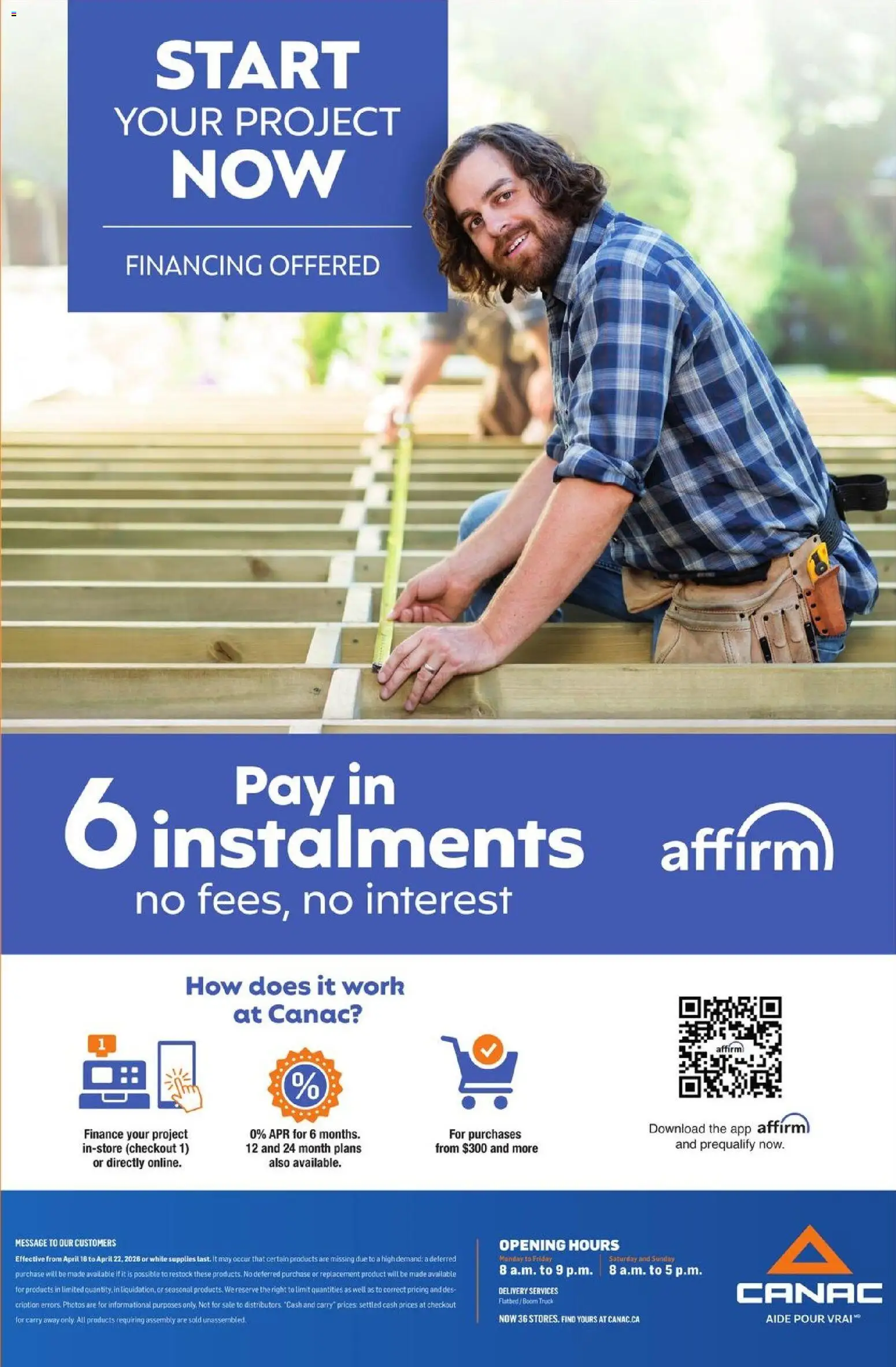 Canac weekly flyer - page 24- valid from Apr 16, 2026